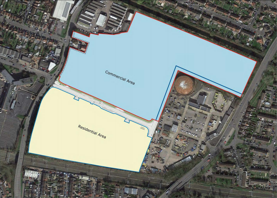 map of the AkzoNobel site