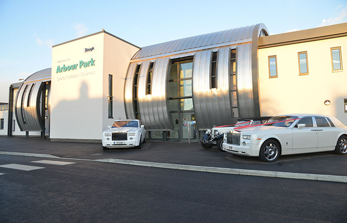 Front of Arbour Park.