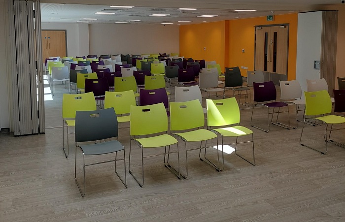 View of Britwell Centre main hall theatre layout