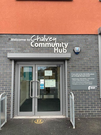 Chalvey Community Hub entrance