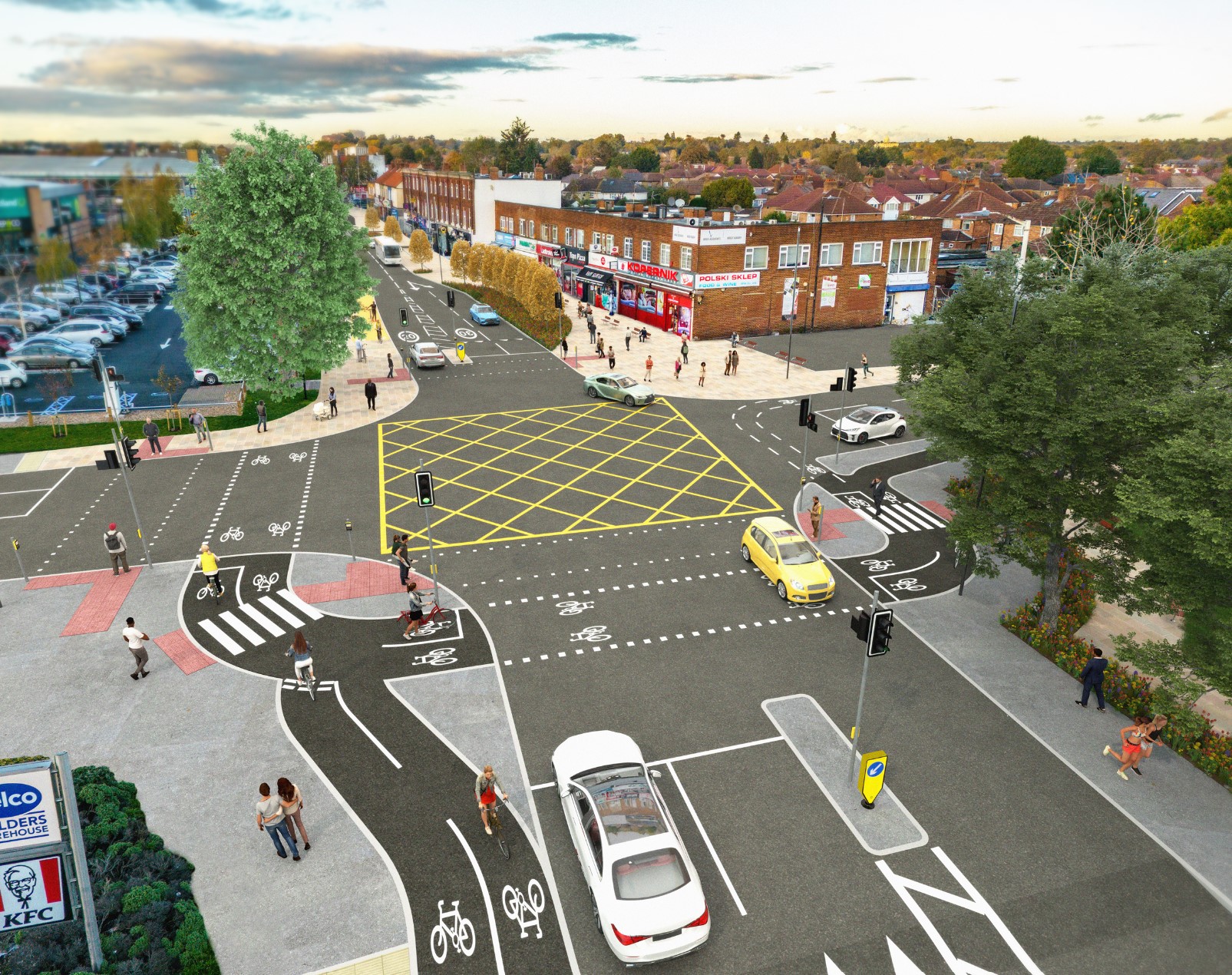 Farnham Road artist impression