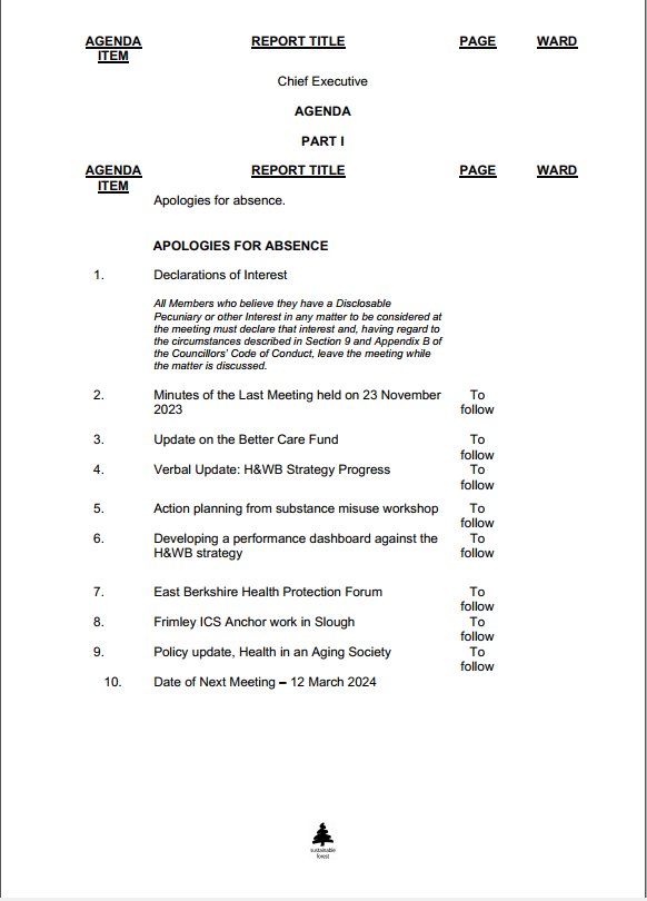 agenda page 2
