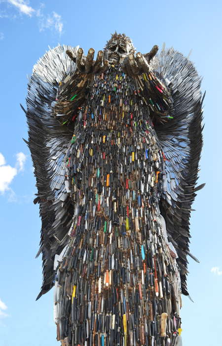 Knife angel statue