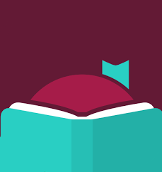 Stylised icon showing the top of someone's head over an open book