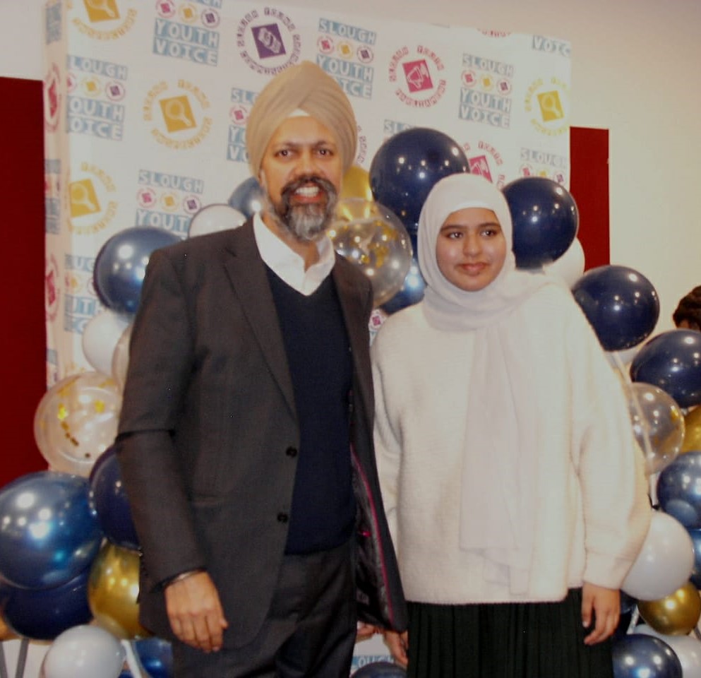 MP Tan Dhesi and Aisha Hashmi winner Slough Youth Awards