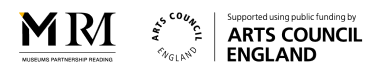 Museums Partnership Reading logo alongside the  Arts Council England logo.