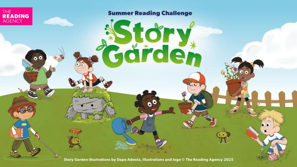 The Summer Reading Challenge theme of Story Garden: Adventure in nature and the Great Outdoors
