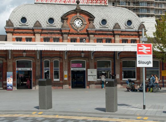 south side of Slough station