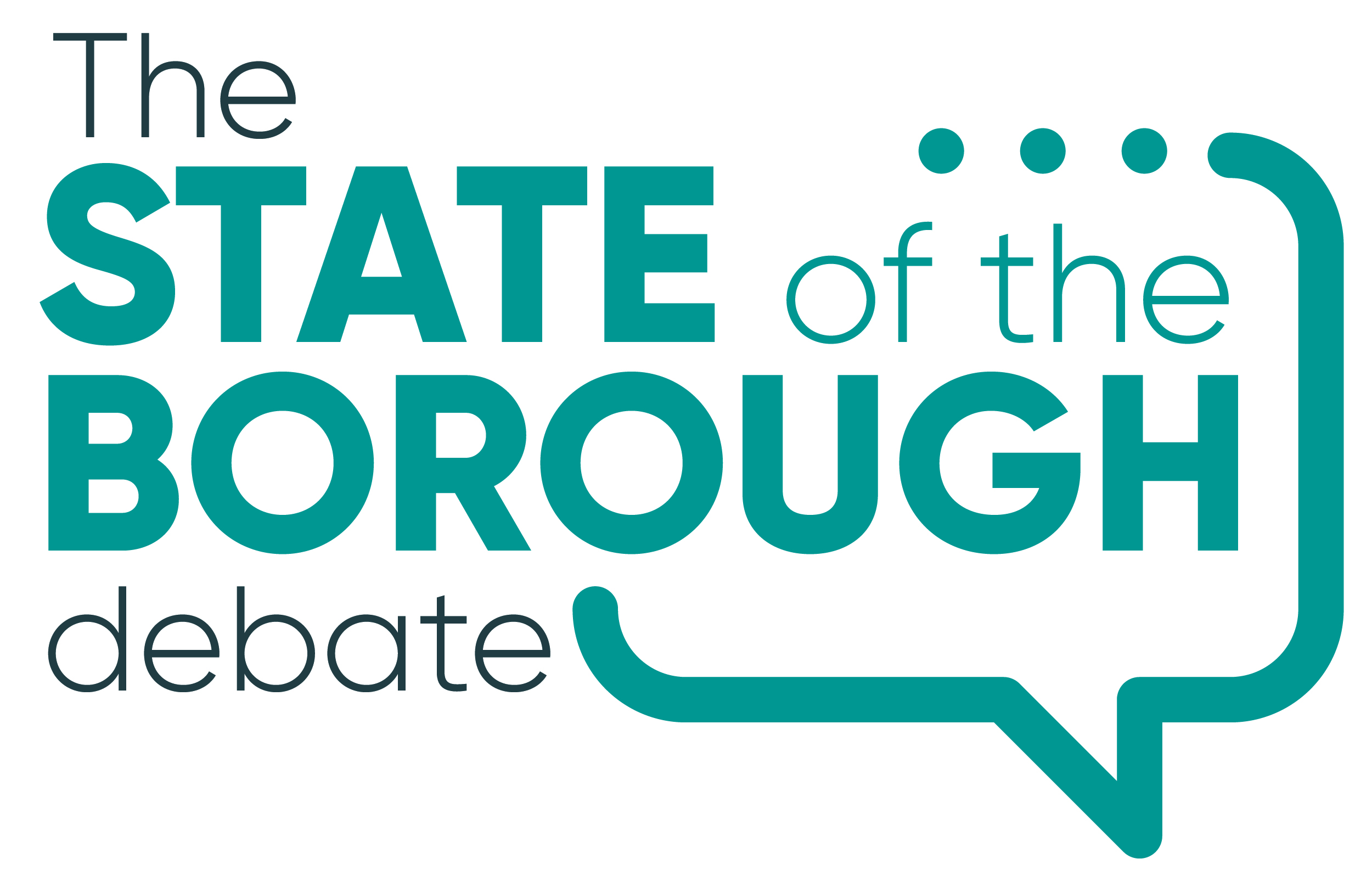 The state of the borough debate logo