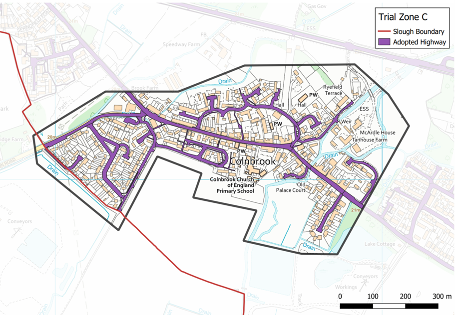 Map of Colnbrook