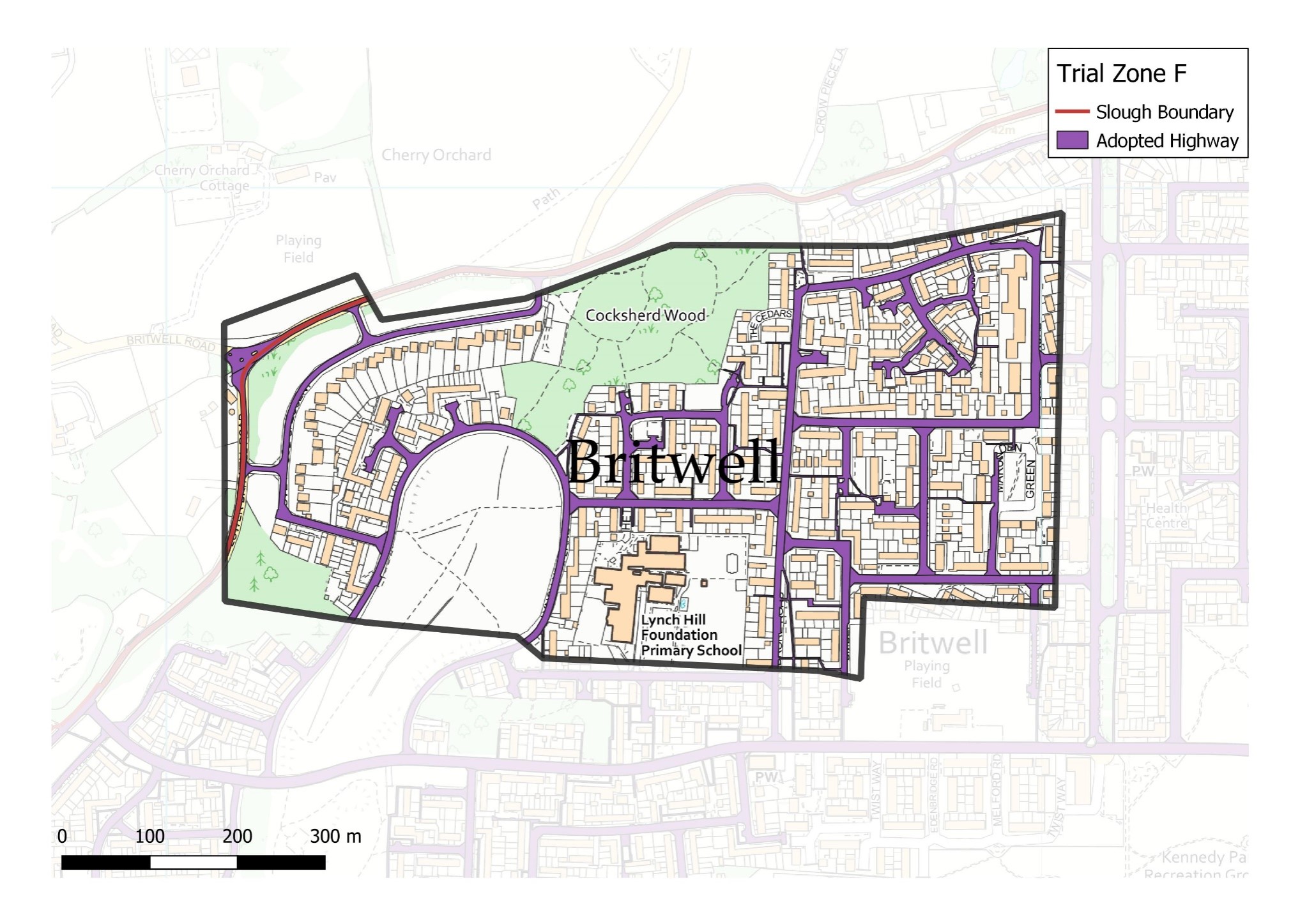 Map of Britwell