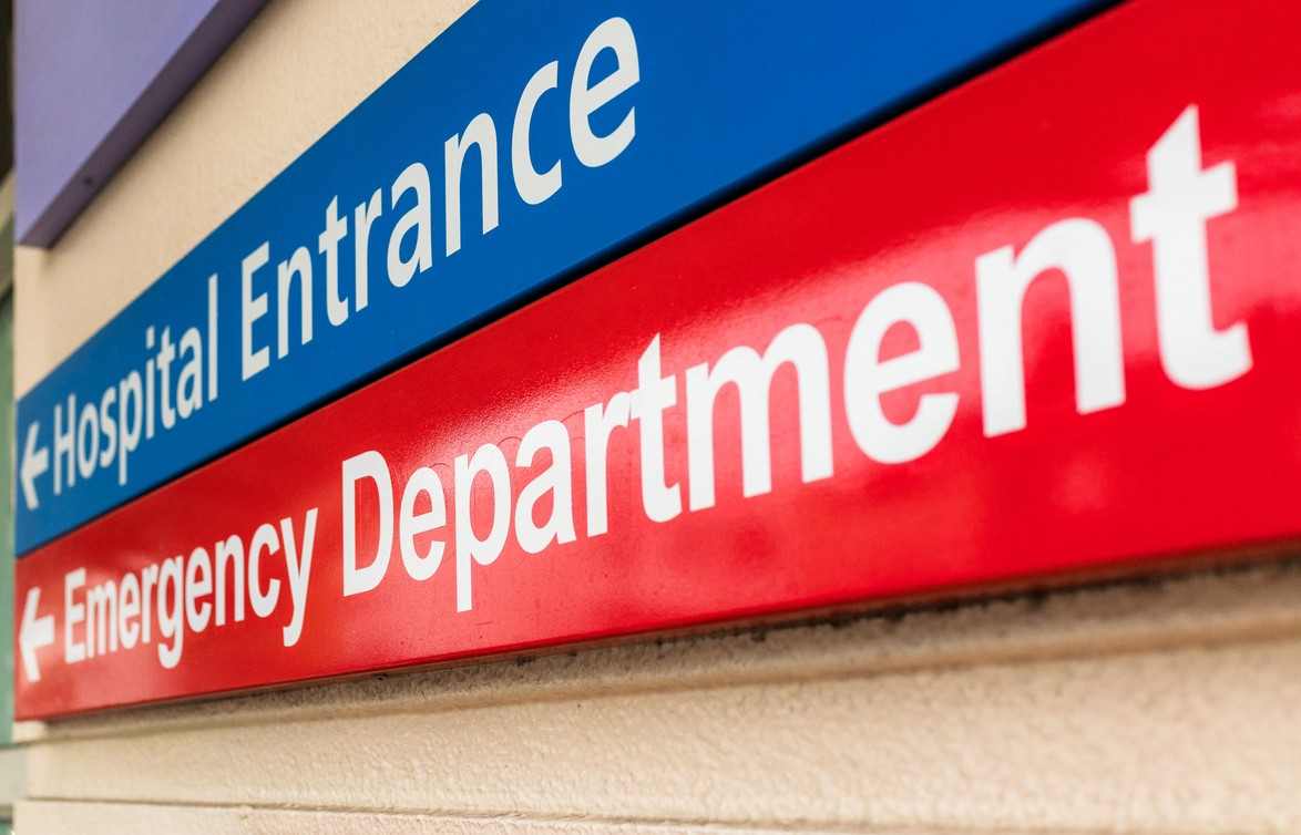 emergency department sign