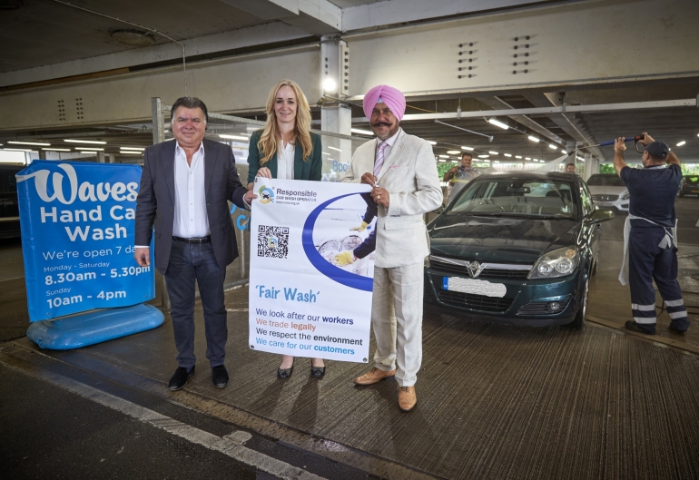 First accredited hand car wash in national licensing pilot Slough